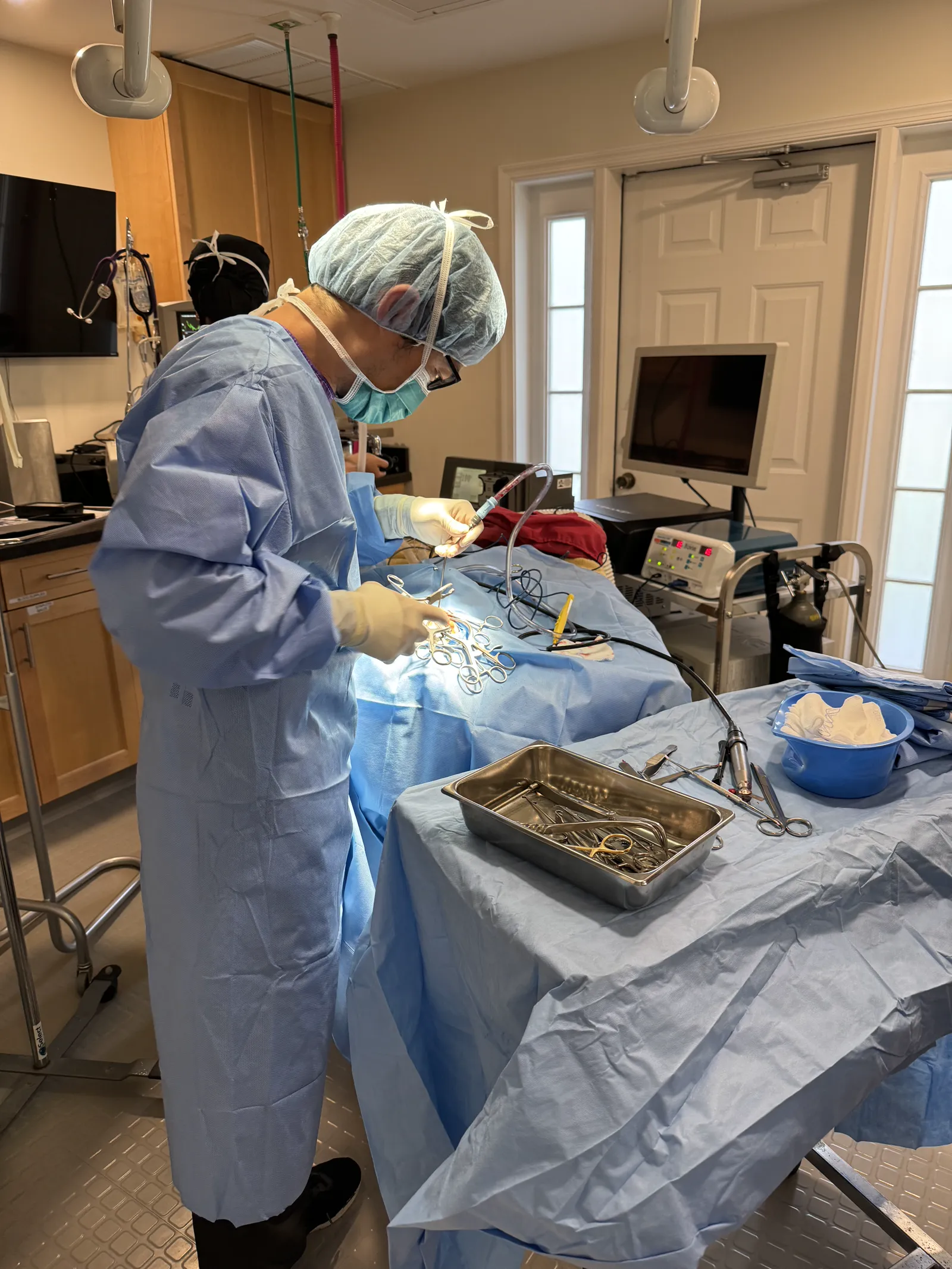 Dr. Dennis Ting performing surgery at PVC